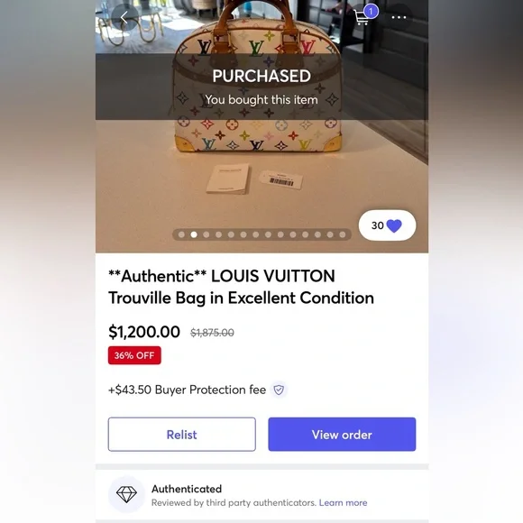 Louis Vuitton Red and Pink Satchel Bag - Picture 11 of 11